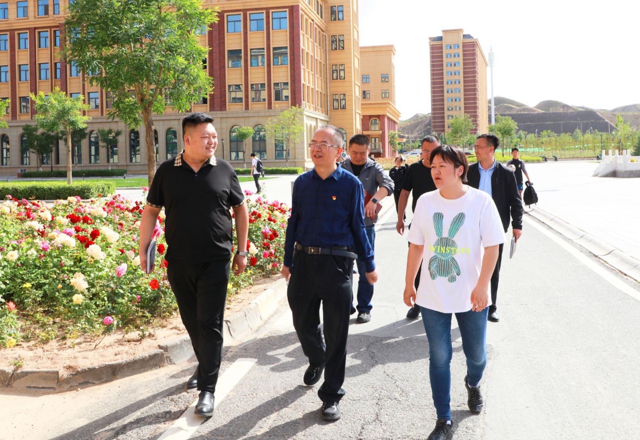 兰州 信息 科技学院 科技 学院 参加 新区 职教 园区 平安 校园 建设 交叉 检查工作 检查 工作